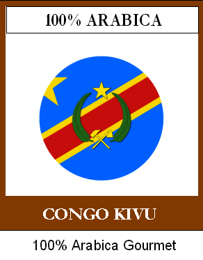 Caf� CONGO - Arabica Lav� Kivu 4 " Bord Lac" - Caf� moulu